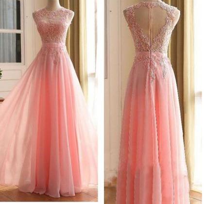 Prom Dresses Lace Appliques Prom Dresses Floor..