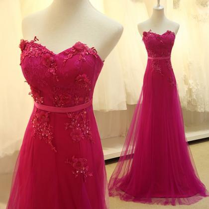 Purple Prom Dresses Lace Prom Dress Fashion Prom..