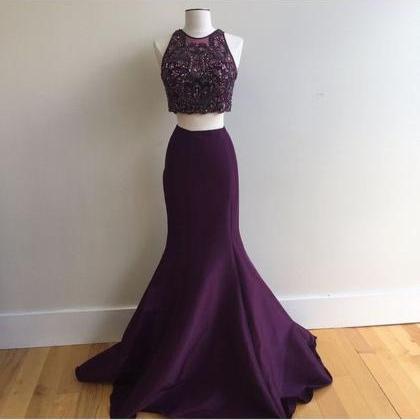 Charming Prom Dress Two Pieces Prom..