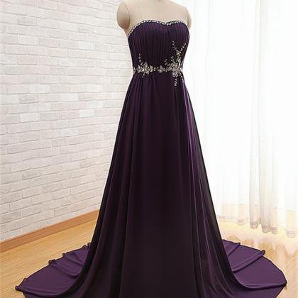 Sweetheart Purple Homecoming Dress Purple Prom..