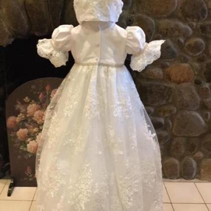 With Hat Cute Ivory White First Communion Dresses..