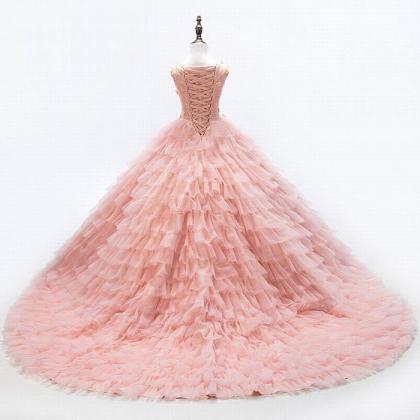 Baby Peach Pageant Dresses For Girls Glitz Flower..