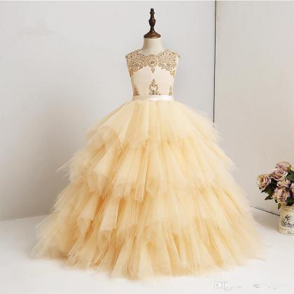 2019 Flower Girl Dresses High Quality Made Lace..