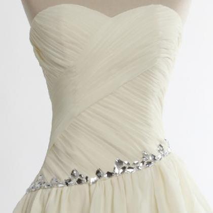 Formal Sweetheart Chiffon Evening Dress Prom Dress..