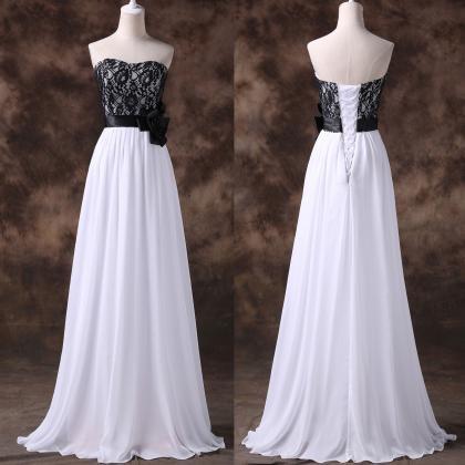 Bridesmaid Dress Sweetheart Lace Chiffon Evening..