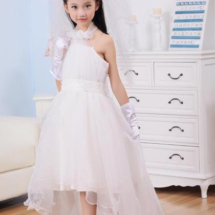 Fashion Hi-lo Flower Girl Dresses Children..