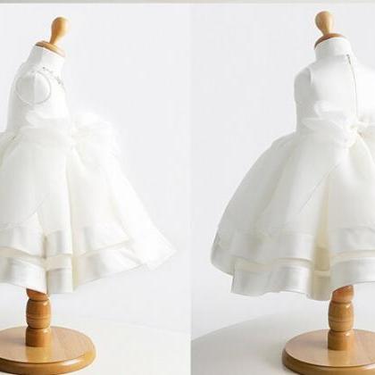 Ball Gown Tea Length Flower Girl Dresses Children..