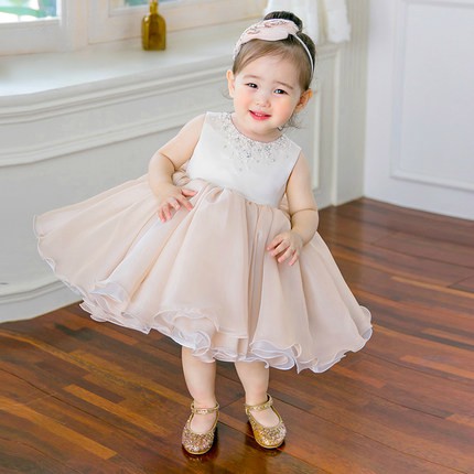 flower girl dresses pale pink