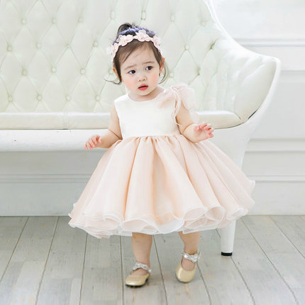 pink baby girl dress