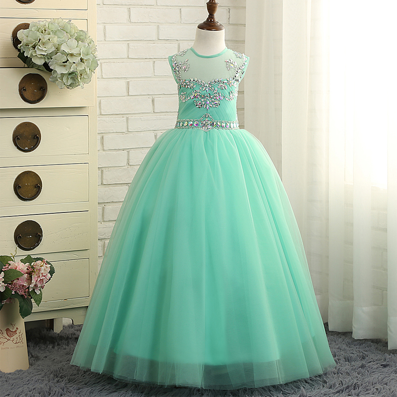 Flower girl outlet dress mint green