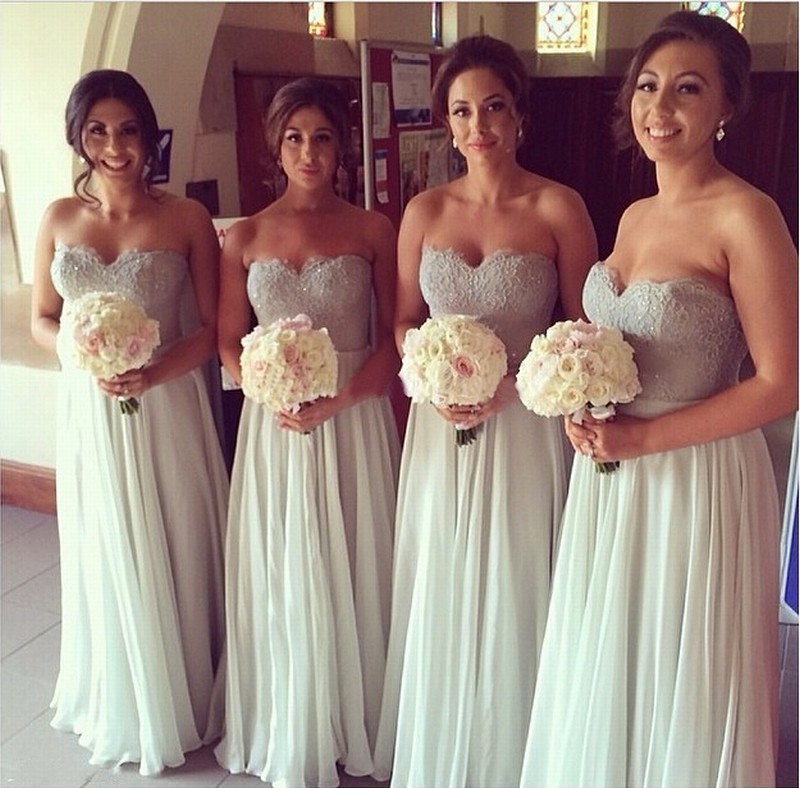 ivory lace bridesmaid dresses