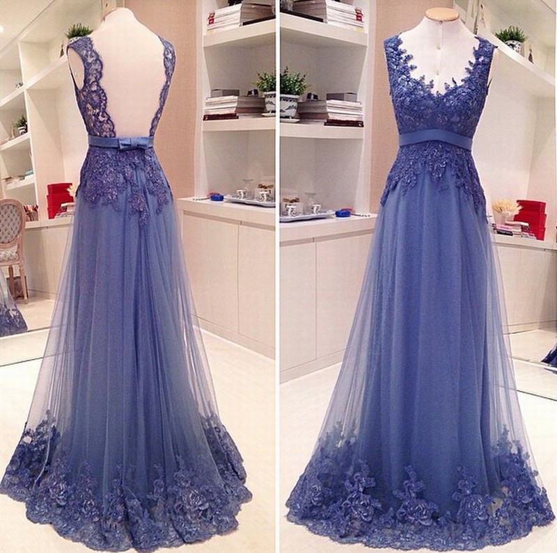 Royal Blue Prom Dress Lace Prom Dress Backless Prom Gown Backless Prom Dresses Sexy Evening Gowns Fashion Evening Gown Sexy Party Dress For