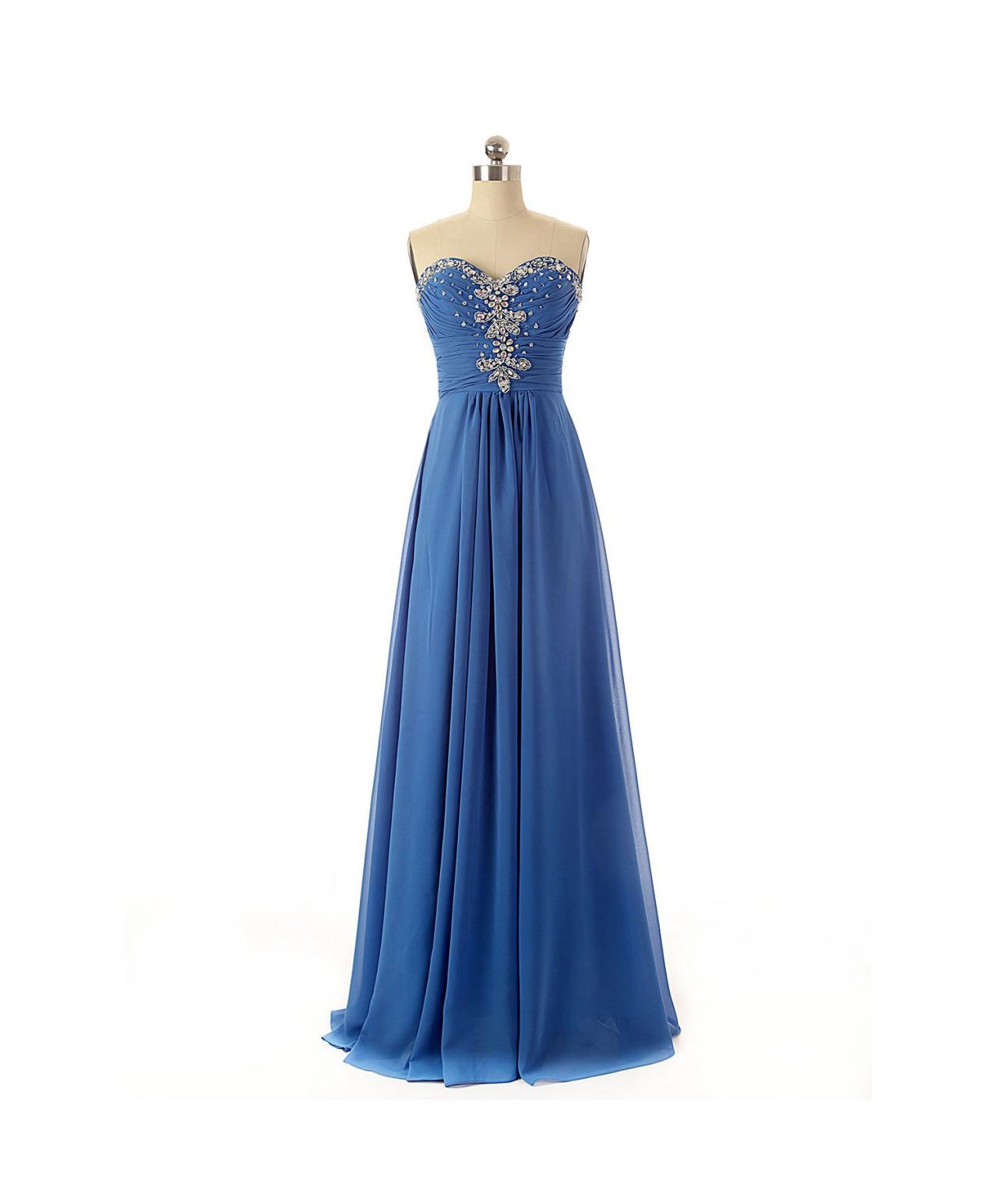 Sweetheart Charming Formal Evening Dresses Long Prom Gown