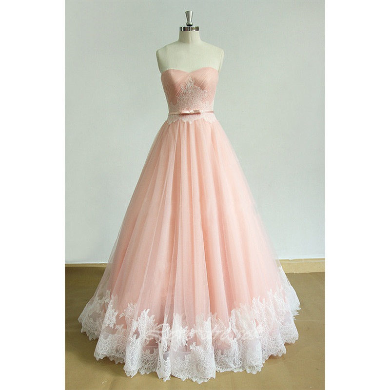 Charming Prom Dress A-line Prom Dress Appliques Prom Dress Tulle Prom Dress Sweetheart Evening Dress