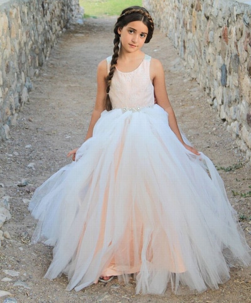 ballerina flower girl dress