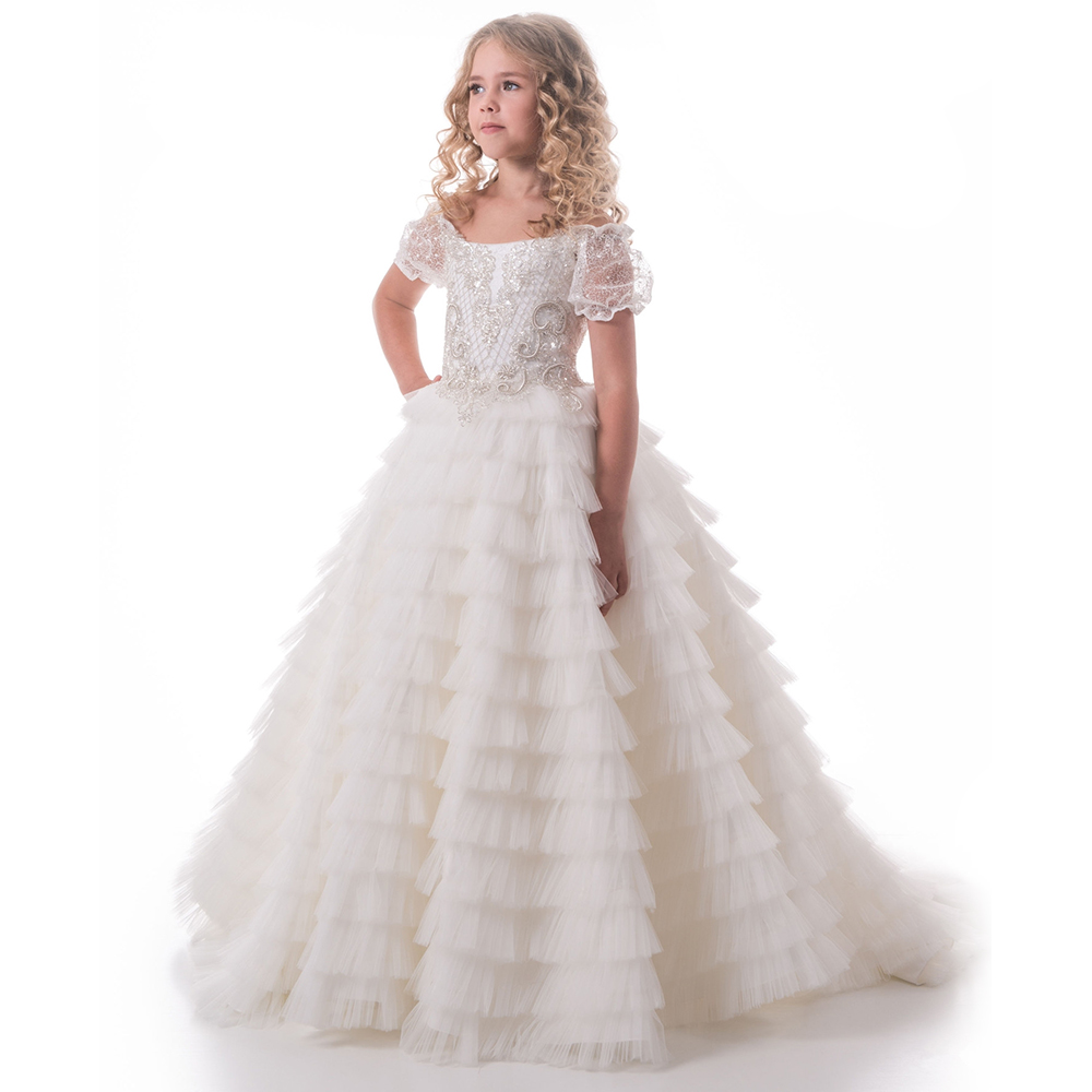 white long gown for kids