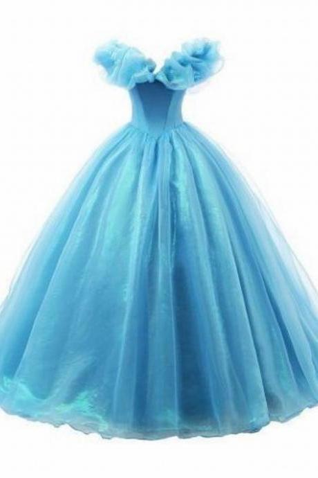 Cinderella Girl Dress Princess Kids Pageant Party Dance Wedding Birthday Gown ytz298