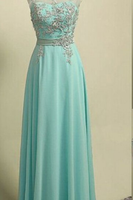 Custom Made Cap Sleeves Prom Dresses,Light Sky Blue Prom Dress,Lace Evening Dresses On Sale