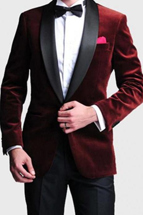 red and white suit for wedding